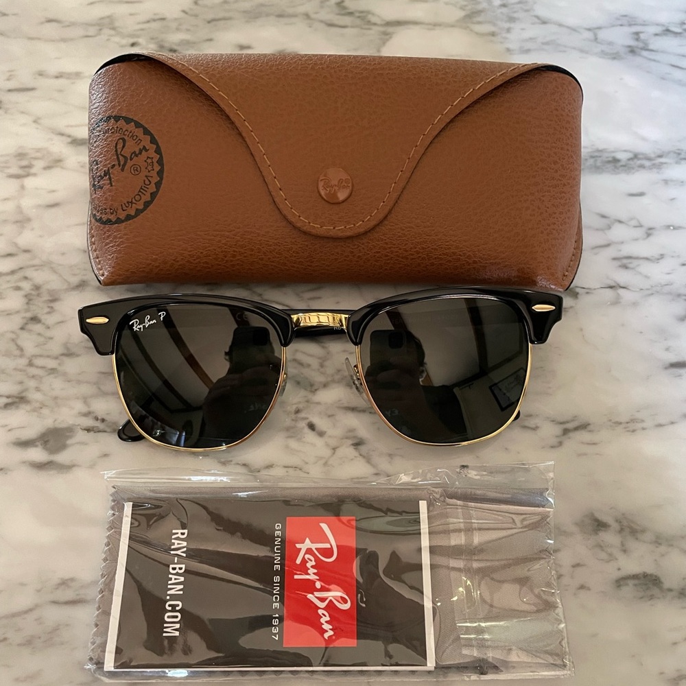 Ray-Ban Polarized Authentic Clubmaster Classic (RB3016)